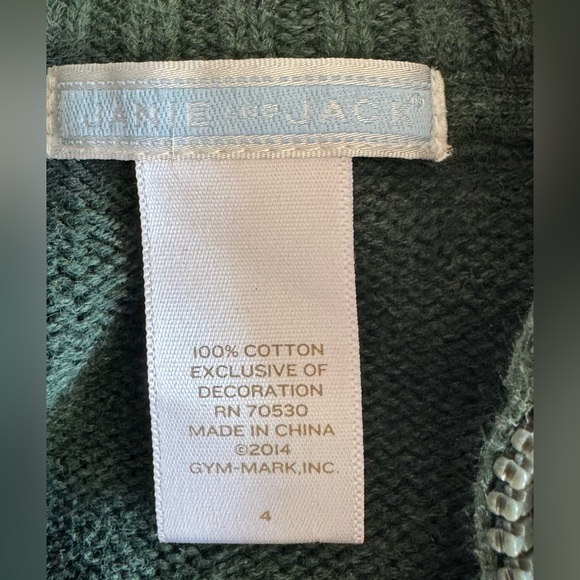 Janie and Jack Boys "Auto Club" shoulder patch sweater in Size 4 - Picture 5 of 6